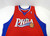 2007-08 Philadelphia 76ers Blank Game Issued Red Jersey 50 + 4 L 1