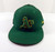 2022 Oakland A's Athletics AJ Puk #33 Game Issued Kelly Green Hat BP 5