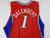 2006-07 Philadelphia 76ers Samuel Dalembert #1 Game Used Red Jersey DP04829
