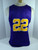 1990s Utah Jazz #22 Game Issued White Purple Reversible Practice Jersey XL 414