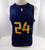 2019-20 Utah Jazz #24 Game Used Reversible Navy White Jersey L DP30084