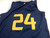 2019-20 Utah Jazz #24 Game Used Reversible Navy Grey Practice Jersey L DP30089