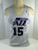 1990s Utah Jazz #15 Game Issued White Purple Reversible Practice Jersey XL 403