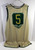 Late 2000s UAB Blazers #5 Game Used Green Gold Practice Jersey 3XL 67