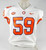 2018-22 Clemson Tigers #59 Game Used White Jersey NP Rem 48 DP77788
