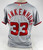 2023 Washington Nationals Travis Blankenhorn #33 Game Issued Grey Jersey 48 2