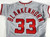2023 Washington Nationals Travis Blankenhorn #33 Game Issued Grey Jersey 48 2