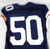 2015-17 Virginia Cavaliers #50 Game Issued Navy Jersey Throwback NP Rem 40 478