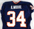 2010-12 Virginia Cavaliers Kwontie Moore #34 Game Used Navy Jersey 42 994