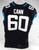 2020 Jacksonville Jaguars Wilson #60 Game Issued Black Jersey 46 DP74519