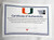 Miami Hurricanes #22 Game Used Green Practice Jersey Basketball L 832