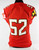 2018 Maryland Terrapins #52 Game Used Red Jersey Football NP Removed 46 295