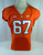 2014 Clemson Tigers #67 Game Issued Orange Football Jersey 50 DP23723