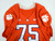 2014 Clemson Tigers #75 Game Issued Orange Football Jersey 50 DP23767