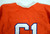 2014 Clemson Tigers #61 Game Issued Orange Football Jersey 50 DP23815