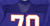 2016 Clemson Tigers Seth Penner #70 Game Issued Purple Jersey 46+4 753