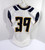 2015 California Golden Bears #39 Game Used White Jersey 42 DP39366