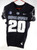 2019 Utah State Aggies #20 Game Used Black Jersey Out Name Plate Remove S 995