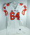 2016 Clemson Tigers Pat Godfrey #64 Game Used White Jersey Name Plate Rem 46 534