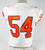 2018-22 Clemson Tigers #54 Game Used White Jersey NP Rem 44 784
