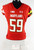 2020 Maryland Terrapins #59 Game Used Red Jersey Football NP Rem 46 303
