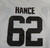 2020 Cleveland Browns Blake Hance #62 Game Used White Practice Jersey 46 415