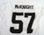 2017 Cleveland Browns Romeo McKnight #57 Game Issued White Practice Jersey 50 85