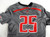2015 Texas Tech Red Raiders #25 Game Used Grey Jersey Womens Soccer M 683