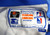 1997-98 Cleveland Cavaliers Game Issued White Warm Up Jacket 48 353