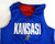 2023-24 Kansas Jayhawks #0 Game Used Blue Practice Jersey Basketball 029
