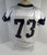 2017 Dallas Cowboys Joe Looney #73 Game Issued White Practice Jersey DP18927