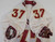 Florida State Seminoles #37 Game Used White Jersey Nameplate Removed 42 475