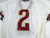 1998-06 Florida State Seminoles #2 Game Issued White Jersey 48 DP28288