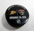 Florida Panthers Vs. Anaheim Ducks Game Used Black Warm Up Puck DP61326