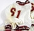 1998-06 Florida State Seminoles #61 Game Issued White Jersey 56 DP28276