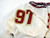 2008-12 Florida State Seminoles #97 Game Used White Jersey NP Rem DP28223
