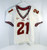 2008-12 Florida State Seminoles #21 Game Used White Jersey NP Rem DP28143