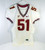 2008-12 Florida State Seminoles #51 Game Used White Jersey NP Rem 44 DP28128