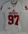 2017 Indiana Hoosiers Dan Godsil #97 Game Used White Jersey Nameplate Removed XL DP13882