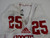 2013 Indiana Hoosiers #25 Game Used White Jersey Nameplate Removed M DP13959