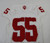 2013 Indiana Hoosiers #55 Game Used Red Jersey Nameplate Removed M DP14131