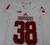2013 Indiana Hoosiers #38 Game Used White Jersey Nameplate Removed M DP13981