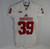 2017 Indiana Hoosiers #39 Game Used White Jersey Nameplate Removed M DP14000