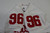 2013 Indiana Hoosiers #96 Game Used White Jersey Nameplate Removed M DP13991