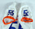 2012-17 Boise State Broncos #55 Game Issued White Jersey Football 46+4 563