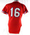 1980s Team USA Baseball #16 Game Used Red Jersey 42 496