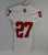 2013 Indiana Hoosiers #27 Game Used White Jersey Nameplate Removed M DP14029
