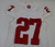 2013 Indiana Hoosiers #27 Game Used White Jersey Nameplate Removed M DP14029