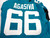 2019 Jacksonville Jaguars Jordan Agasiva #66 Game Issued Teal Jersey 25 100 P 32