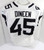 2019 Jacksonville Jaguars Joe Dineen #45 Game Issued White Jersey 25th 100th P 2